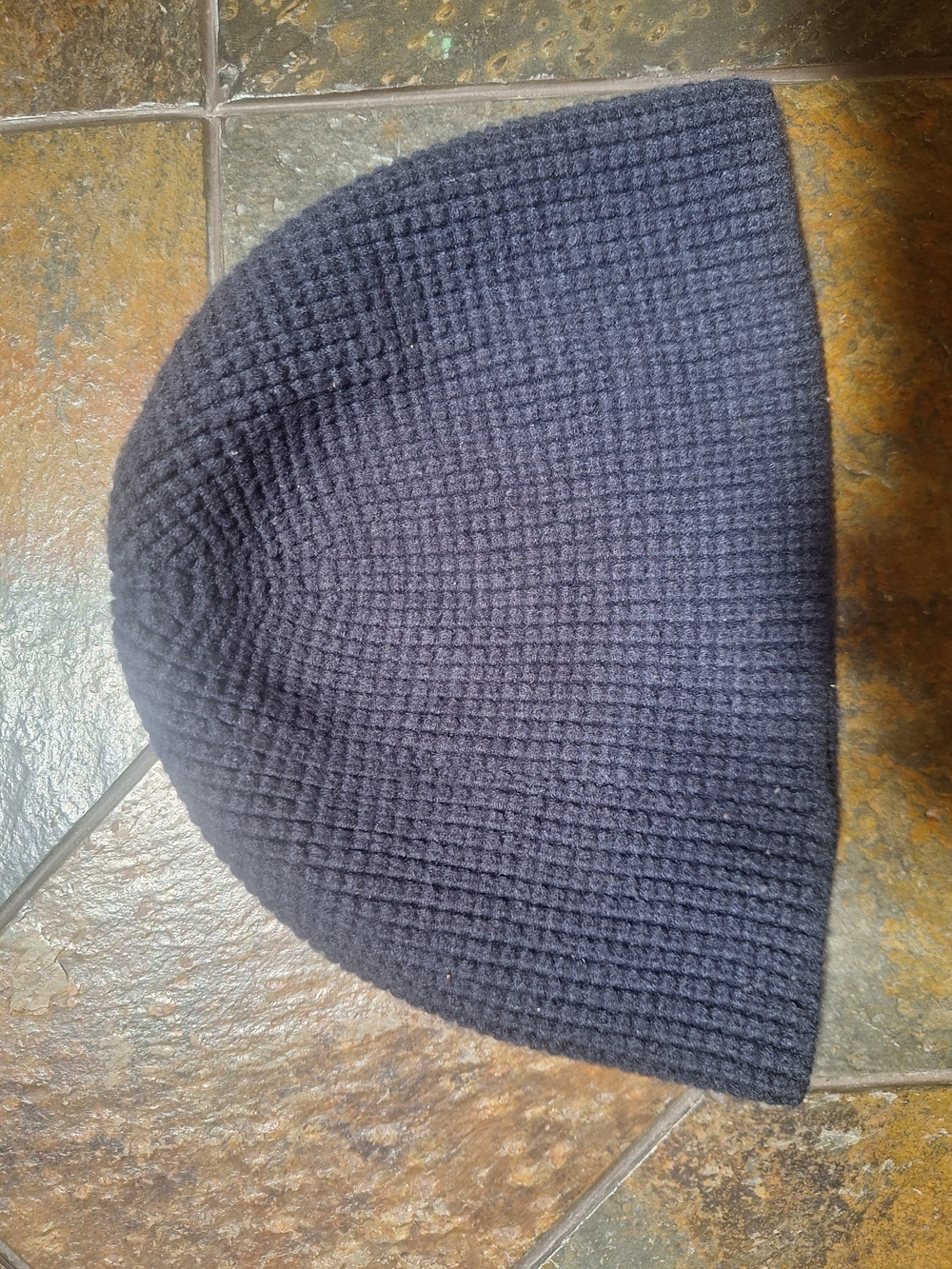 Alfani Men's Knit Beanie Hat in Dark Navy